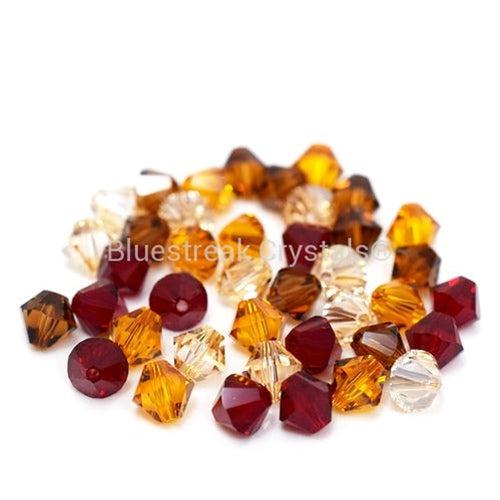 Swarovski Crystal Beads Bicone Mix (5328) Browns-Swarovski Crystal Beads-4mm - Pack of 40-Bluestreak Crystals