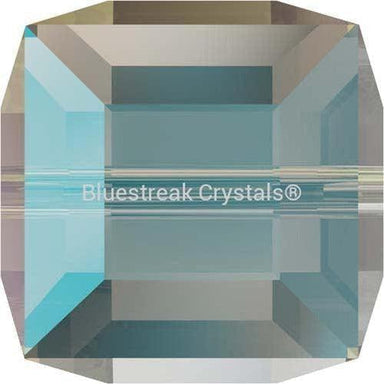 Swarovski Crystal Beads Cube (5601) Black Diamond Shimmer-Swarovski Crystal Beads-4mm - Pack of 5-Bluestreak Crystals