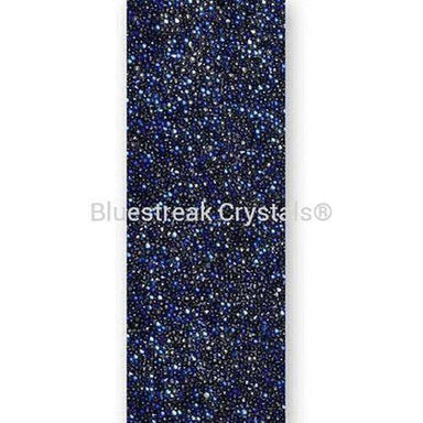 Swarovski Crystal Fabric Banding (57000) Crystal Moonlight-Swarovski Crystal Banding-1cm-Black (012) - Hotfix-10 Metres (Wholesale)-Bluestreak Crystals