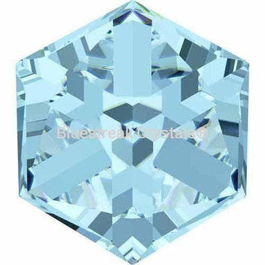 Swarovski Fancy Stones Cube (4841) Aquamarine Comet Argent Light-Swarovski Fancy Stones-4mm - Pack of 288 (Wholesale)-Bluestreak Crystals