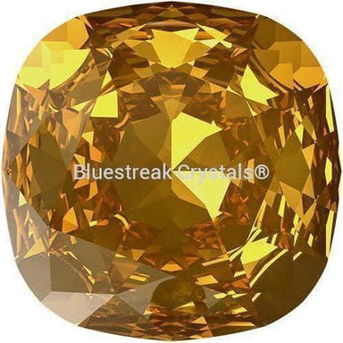 Swarovski Fancy Stones Cushion Square (4470) Golden Topaz-Swarovski Fancy Stones-10mm - Pack of 144 (Wholesale)-Bluestreak Crystals