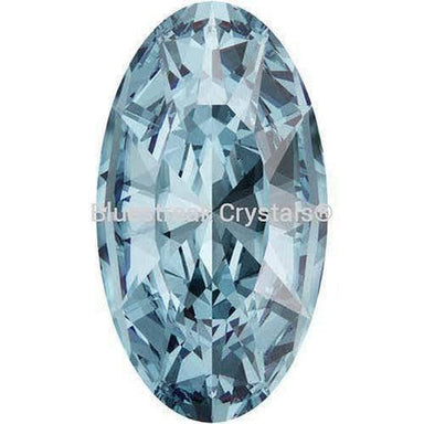 Swarovski Fancy Stones Elongated Oval (4162) Aquamarine-Swarovski Fancy Stones-10x5.5mm - Pack of 144 (Wholesale)-Bluestreak Crystals