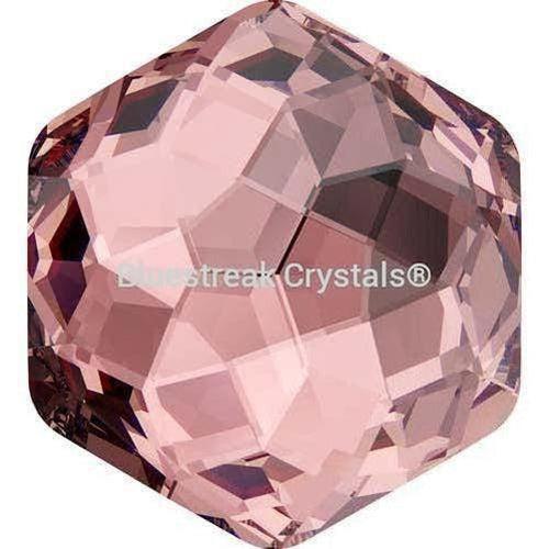 Swarovski Fancy Stones Fantasy Hexagon (4683) Vintage Rose-Swarovski Fancy Stones-7.8mm - Pack of 144 (Wholesale)-Bluestreak Crystals