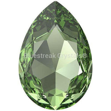 Swarovski Fancy Stones Large Pear (4327) Peridot-Swarovski Fancy Stones-30x20mm - Pack of 24 (Wholesale)-Bluestreak Crystals