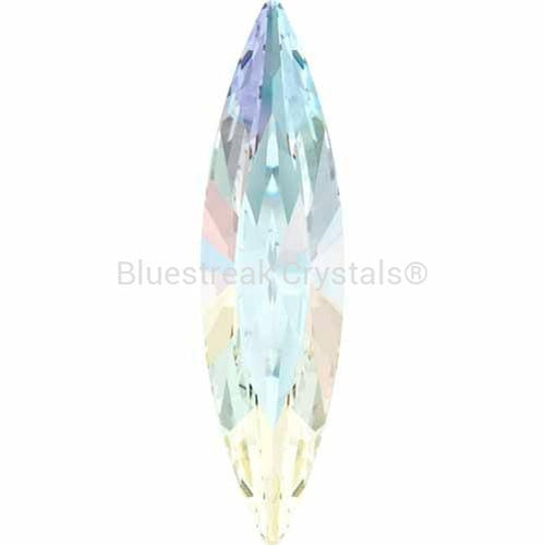 Swarovski Fancy Stones Navette (4200) Crystal AB-Swarovski Fancy Stones-11x3mm - Pack of 360 (Wholesale)-Bluestreak Crystals