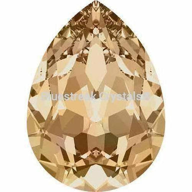 Swarovski Fancy Stones Pear (4320) Crystal Golden Shadow-Swarovski Fancy Stones-6x4mm - Pack of 360 (Wholesale)-Bluestreak Crystals