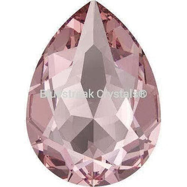 Swarovski Fancy Stones Pear (4320) Light Rose Ignite UNFOILED-Swarovski Fancy Stones-8x6mm - Pack of 180 (Wholesale)-Bluestreak Crystals