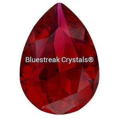 Swarovski Fancy Stones Pear (4320) Scarlet Ignite UNFOILED-Swarovski Fancy Stones-8x6mm - Pack of 180 (Wholesale)-Bluestreak Crystals