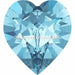 Swarovski Fancy Stones Xilion Heart (4884) Aquamarine-Swarovski Fancy Stones-5.5x5mm - Pack of 360 (Wholesale)-Bluestreak Crystals