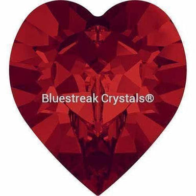 Swarovski Fancy Stones Xilion Heart (4884) Light Siam-Swarovski Fancy Stones-5.5x5mm - Pack of 360 (Wholesale)-Bluestreak Crystals