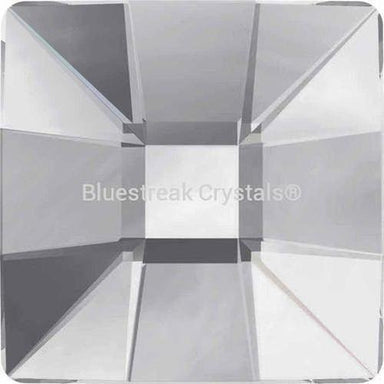 Swarovski Flat Back Crystals Rhinestones Non Hotfix Classic Square (2483) Crystal-Swarovski Flatback Rhinestones Crystals (Non Hotfix)-10mm - Pack of 2-Bluestreak Crystals