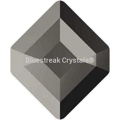 Swarovski Flat Back Crystals Rhinestones Non Hotfix Concise Hexagon (2777) Jet Hematite UNFOILED-Swarovski Flatback Rhinestones Crystals (Non Hotfix)-5x4.2mm - Pack of 8-Bluestreak Crystals