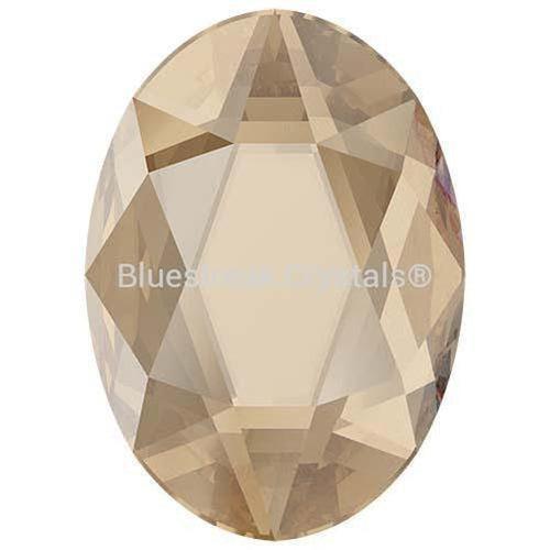 Swarovski Flat Back Crystals Rhinestones Non Hotfix Oval (2603) Crystal Golden Shadow-Swarovski Flatback Rhinestones Crystals (Non Hotfix)-4x3mm - Pack of 10-Bluestreak Crystals