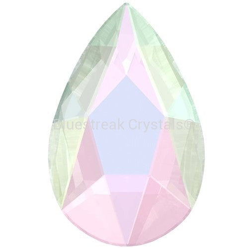 Swarovski Flat Back Crystals Rhinestones Non Hotfix Pear (2303) Crystal AB-Swarovski Flatback Rhinestones Crystals (Non Hotfix)-8x5mm - Pack of 10-Bluestreak Crystals