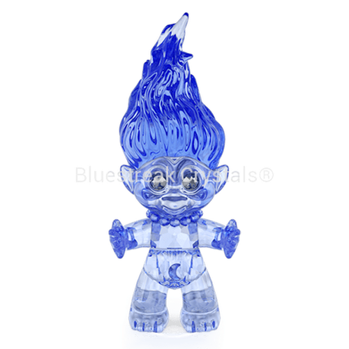 Swarovski Good Luck Troll Blue-Swarovski Figurines-Bluestreak Crystals