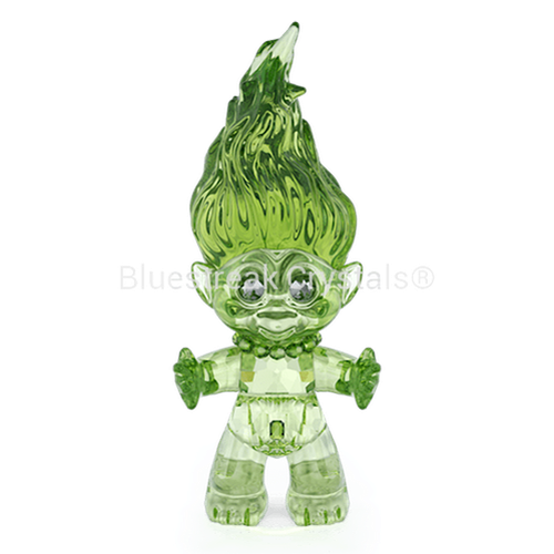Swarovski Good Luck Troll Green-Swarovski Figurines-Bluestreak Crystals