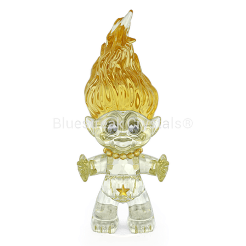 Swarovski Good Luck Troll Yellow-Swarovski Figurines-Bluestreak Crystals