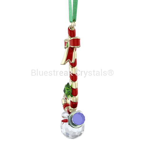 Swarovski Holiday Cheers Dulcis Candy Cane Ornament-Swarovski Home Decor-Bluestreak Crystals