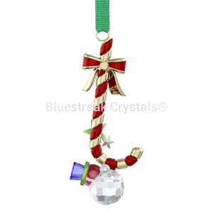 Swarovski Holiday Cheers Dulcis Candy Cane Ornament-Swarovski Home Decor-Bluestreak Crystals