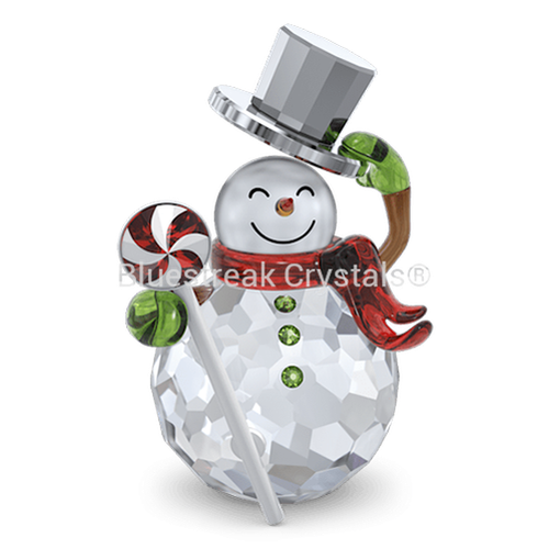 Swarovski Holiday Cheers Dulcis Snowman-Swarovski Figurines-Bluestreak Crystals