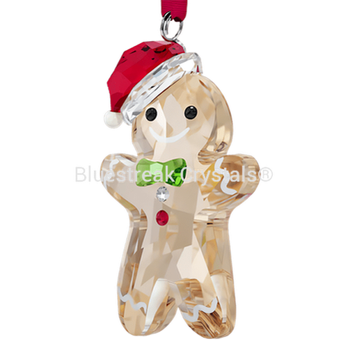 Swarovski Holiday Cheers Gingerbread Man Ornament-Swarovski Home Decor-Bluestreak Crystals