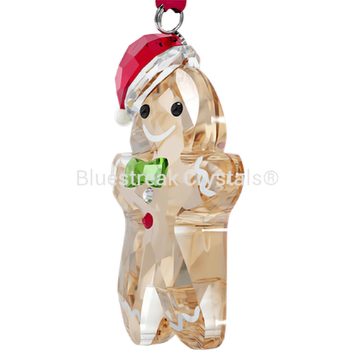 Swarovski Holiday Cheers Gingerbread Man Ornament-Swarovski Home Decor-Bluestreak Crystals