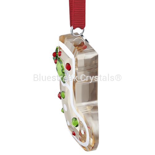 Swarovski Holiday Cheers Gingerbread Stocking Ornament-Swarovski Home Decor-Bluestreak Crystals