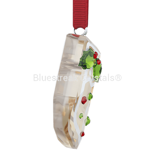 Swarovski Holiday Cheers Gingerbread Stocking Ornament-Swarovski Home Decor-Bluestreak Crystals