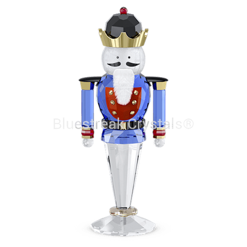 Swarovski Holiday Cheers Nutcracker Blue-Swarovski Figurines-Bluestreak Crystals