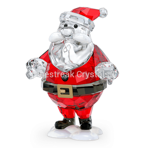 Swarovski Holiday Cheers Santa Claus-Swarovski Figurines-Bluestreak Crystals