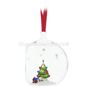 Swarovski Holiday Cheers Tree and Gifts Ball Ornament-Swarovski Home Decor-Bluestreak Crystals