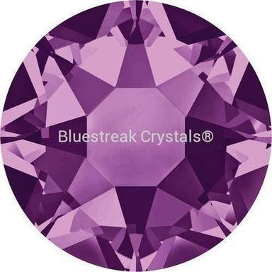 Swarovski Hotfix Flat Back Crystals (2000, 2038 & 2078) Amethyst-Swarovski Hotfix Flatback Crystals-SS6 (2.0mm) - Pack of 50-Bluestreak Crystals