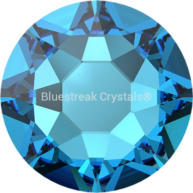 Swarovski Hotfix Flat Back Crystals (2000, 2038 & 2078) Crystal Bermuda Blue-Swarovski Hotfix Flatback Crystals-SS6 (2.0mm) - Pack of 50-Bluestreak Crystals