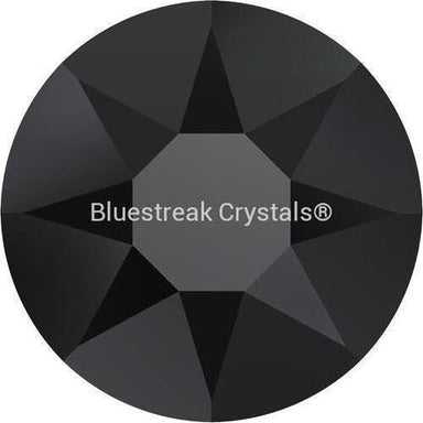 Swarovski Hotfix Flat Back Crystals (2000, 2038 & 2078) Jet-Swarovski Hotfix Flatback Crystals-SS3 (1.4mm) - Pack of 50-Bluestreak Crystals