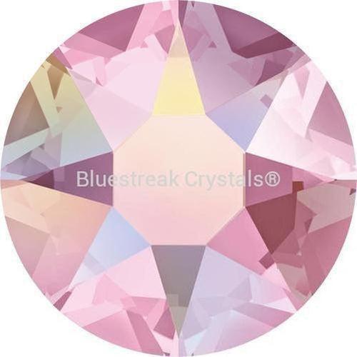 YANRUO 2058NoHF Light Rose Crystal Strass Non Hot Fix Flat Back