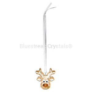 Swarovski Joyful Gingerbread Reindeer Ornament-Swarovski Home Decor-Bluestreak Crystals