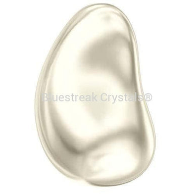 Swarovski Pearls Baroque Drop (5843) Crystal Cream-Swarovski Pearls-12mm - Pack of 6-Bluestreak Crystals