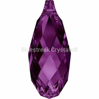 Swarovski Pendants Briolette (6010) Fuchsia-Swarovski Pendants-11mm - Pack of 1-Bluestreak Crystals