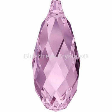 Swarovski Pendants Briolette (6010) Light Amethyst-Swarovski Pendants-11mm - Pack of 1-Bluestreak Crystals