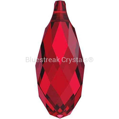 Swarovski Pendants Briolette (6010) Scarlet-Swarovski Pendants-11mm - Pack of 1-Bluestreak Crystals