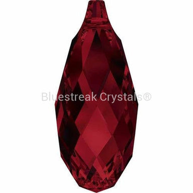 Swarovski Pendants Briolette (6010) Siam-Swarovski Pendants-11mm - Pack of 1-Bluestreak Crystals