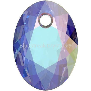 Swarovski Pendants Elliptic Cut (6438) Crystal AB-Swarovski Pendants-9mm - Pack of 4-Bluestreak Crystals