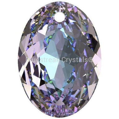 Swarovski Pendants Elliptic Cut (6438) Crystal Vitrail Light P-Swarovski Pendants-9mm - Pack of 4-Bluestreak Crystals