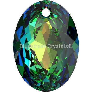 Swarovski Pendants Elliptic Cut (6438) Crystal Vitrail Medium P-Swarovski Pendants-9mm - Pack of 4-Bluestreak Crystals