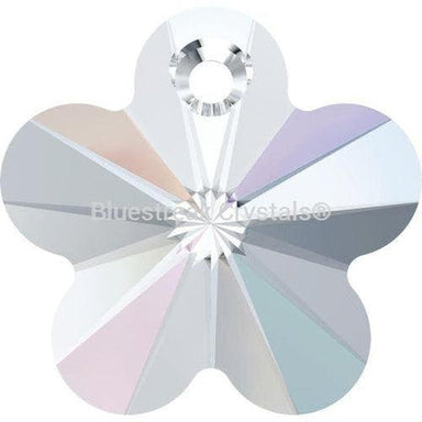 Swarovski Pendants Flower (6744) Crystal AB-Swarovski Pendants-12mm - Pack of 5-Bluestreak Crystals