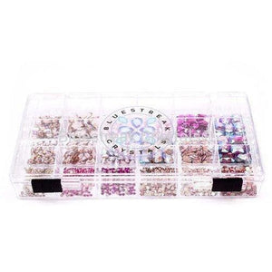 Swarovski Rhinestones Non Hotfix Mega Mix Pinks-Swarovski Flatback Rhinestones Crystals (Non Hotfix)-Bluestreak Crystals