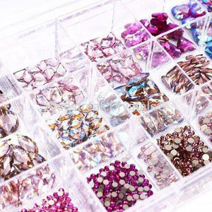 Swarovski Rhinestones Non Hotfix Mega Mix Pinks-Swarovski Flatback Rhinestones Crystals (Non Hotfix)-Bluestreak Crystals