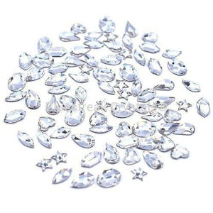 Swarovski Rhinestones Non Hotfix Shapes Mix CRYSTAL-Swarovski Flatback Rhinestones Crystals (Non Hotfix)-Bluestreak Crystals