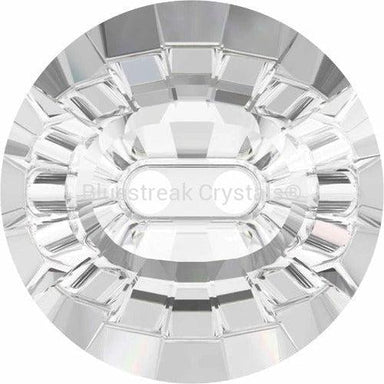 Swarovski Sew On Crystals Rivoli Classic Button 2 Holes (3019) Crystal-Swarovski Sew On Crystals-12mm - Pack of 4-Bluestreak Crystals