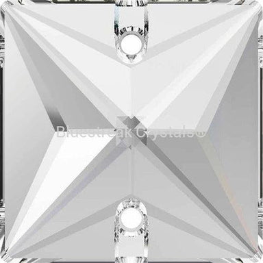 Swarovski Sew On Crystals Square (3240) Crystal-Swarovski Sew On Crystals-16mm - Pack of 2-Bluestreak Crystals